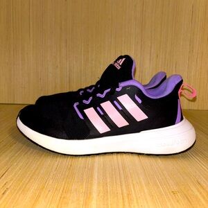 Sold!!!!Adidas Cloud Foam Black and Pink Sneakers